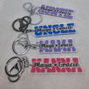 Acrylic Name Keyrings