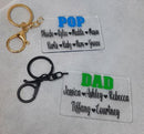 Acrylic Name Keyrings