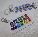 Acrylic Name Keyrings