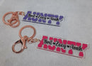 Acrylic Name Keyrings