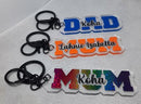 Acrylic Name Keyrings
