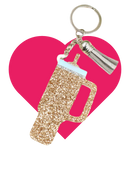 40oz Glitter Tumbler Keychain
