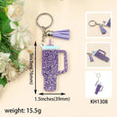 40oz Glitter Tumbler Keychain