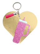 40oz Glitter Tumbler Keychain