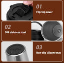 16 oz Coffee Mug with Flip Lid and Handle  *Faulty Sublimation Coating*