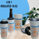 4 in 1 16oz insulated tumbler