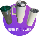 Glow in the Dark Sublimation 40oz Tumbler