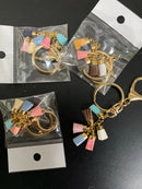 Multi Mini Tassell Keyrings