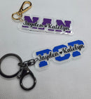 Acrylic Name Keyrings
