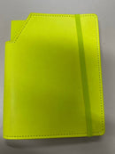 A6 leatherette notebook with matching notebook